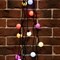 Гирлянда Neon-Night мультишарики d=45 мм 10м черный ПВХ, 40LED RGB - фото 16910900
