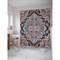 Шторка-занавеска для ванной JoyArty Цветочный орнамент - фото 16921882