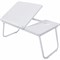 Столик складной для ноутбука/завтрака BRABIX BT-004 560х320х270 мм, регулировка наклона, белый - фото 16937700