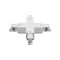 Коннектор для трековых систем DesignLed CN-3F-X-WH - фото 16958062