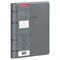 Тетрадь на кольцах БОЛЬШАЯ А4, 240х310 мм, 120 л., под кожу, BRAUBERG VISTA, "Minimal", серый, 405202 - фото 17000971