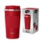 Термокружка 510 мл JOYLUX (ДЖОЙЛЮКС) EVERY DAY, нержавеющая сталь SUS304, силиконовый рукав, красный матовый, 700294 - фото 17001385