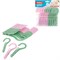 Прищепки бельевые с крючком 13 см, КОМПЛЕКТ 10 штук, пластик, ассорти, PRIMILA (ПРИМИЛА) EXTRA, 700519 - фото 17009719