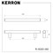 Ручки Kerron R-3020-192 BN - фото 17036736