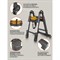 Телескопическая лестница-стремянка ROCKFORCE RF-UP190-M - фото 17050445