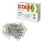 Скрепки STAFF "EVERYDAY", 28 мм, никелированные, 100 шт., в картонной коробке, 226758 - фото 17072869