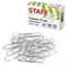 Скрепки STAFF, 33 мм, оцинкованные, 100 шт., в картонной коробке, 270445 - фото 17072966