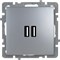 Механизм розетки Nilson Touran/Alegra metallic - фото 17117473