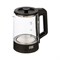 Чайник HomeStar hs-1008 1.8 л, стекло, черный - фото 17122409