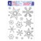 Наклейка для окон, 64 СНЕЖИНКИ, КОМПЛЕКТ 4 шт., 30х38 см, глиттер, серебро, ЗОЛОТАЯ СКАЗКА, 592571 - фото 17137780
