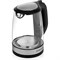 Электрический стеклянный чайник BRAYER BR1040BK - фото 17138340