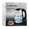 Электрический стеклянный чайник BRAYER BR1040BK - фото 17138346