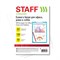 Бумага белая А4, 80 г/м2, 100 л., STAFF "СТАНДАРТ", СТУДЕНЧЕСКАЯ, Россия, 146% (CIE), 115351 - фото 17215404