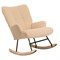 Кресло-качалка BRABIX "Rock LC-310", фактурная ткань букле (экомех), кремовое, 533150 - фото 17222644