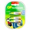 Батарейки аккумуляторные Ni-Mh мизинчиковые 6 шт. (ПРОМО 4+2) ААА (HR03) 930 mAh, GP, 100AAAHC4/2-2CR6 - фото 17253482