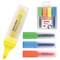 Набор текстовыделителей BRAUBERG 4 шт., АССОРТИ, "FLUO", линия 1-5 мм, 150403 - фото 17268280