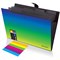 Папка-органайзер на кнопке 5 отделений, BRAUBERG GRADE, A4, зелено-голубой градиент, 274092 - фото 17273090