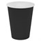 Стакан одноразовый бумажный 350/410 мл, D 90 мм, черный, КОМПЛЕКТ 1000 шт., холодное/горячее, WELDAY (ВЭЛДЭЙ), 702692 - фото 17307850