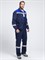 Костюм Лигор-2 СОП У. (тк.Смесовая,210) п/к, т.синий/васильковый - фото 17322178