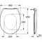 Сиденье для унитаза Grohe Bau Ceramic - фото 17323974