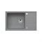 Мойка ALVEUS GRANITAL INTERMEZZO 130 CONCRETE-G81 780x480x200 1X в ком.с сифоном - фото 17337051