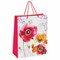 Пакет подарочный (1 штука) 26x13x32 см, ЗОЛОТАЯ СКАЗКА "Красные и желтые маки", ламинированный, 606584 - фото 17342894