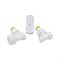 Комплект угловой SCHLOSSER DN15 GZ1/2xGW1/2 с головкой Мини M30x1.5, белый 602200056 - фото 17449049