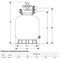 Песочный фильтр UNIPUMP с верхним клапаном, 1 1/2" TF-700 95075 - фото 17528785