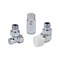 Комплект осевой SCHLOSSER  DN15 GZ1/2xGW1/2 правый, с головкой Мини M30x1.5, хром 602200068 - фото 17571908